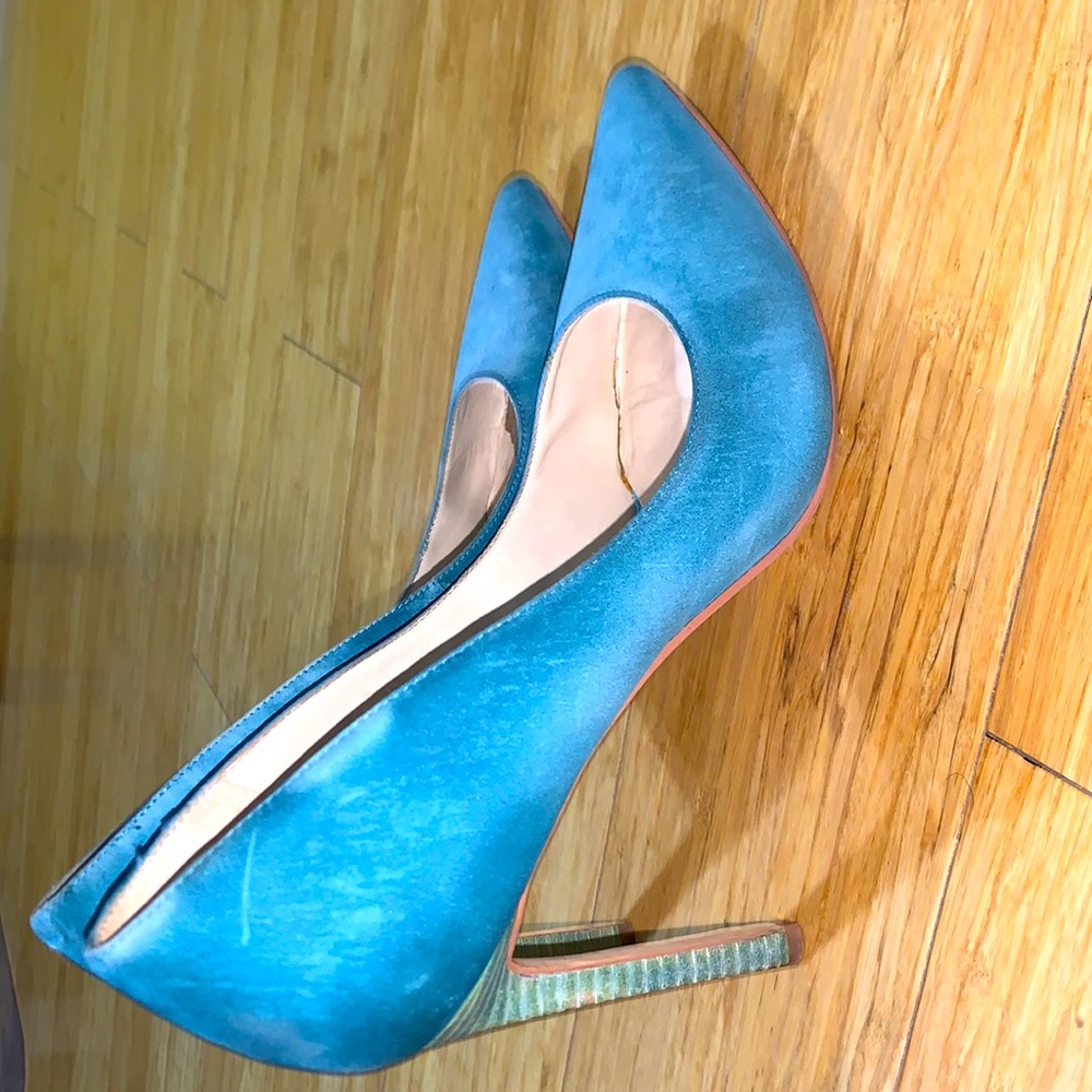 Blue heels Nine West